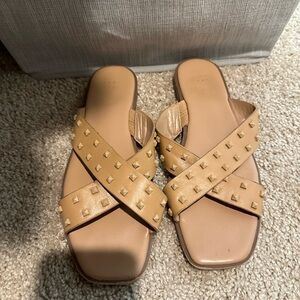 Studded Tan Sandals